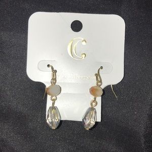 Gold Beaded Earrings